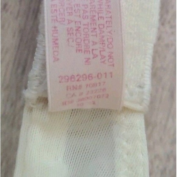 Victoria Secret Demi Padded Bra 34B ID# 36007072 White Black Lace Bows Push Up - Picture 10 of 13